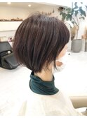 ナチュラルなショートボブ