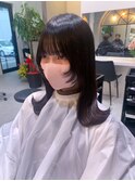 モードヘア　ウルフ顔まわり　韓国ヘア【大宮美容室】