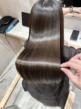 ジーナ 船橋(Zina) 髪質改善＊ロングレイヤーグレーベージュ＊美髪【Zina石井】