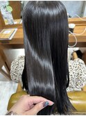髪質改善×ダークブラウン