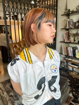 トレンチ(TRENCH) 《TRENCH おつじ》ボブ ルーツカラー