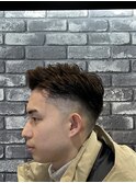 6.4オールバック/田町/床屋/フェード/パーマ