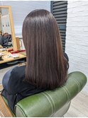 【髪質改善】カット+ハイブリッドカラー+水素トリートメント