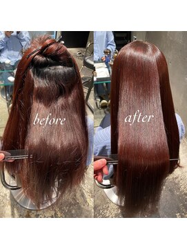 エノア 東京(ENORE) 弱酸性縮毛矯正 ＆ 弱酸性カラー