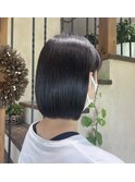 切りっぱなしボブ