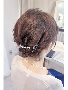 アマレット 東京駅八重洲店(amaretto) ショートのアップ風スタイル