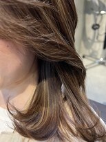 プラスシー(+C)&nbsp;襟足にハイライトブレンド/福岡ハイライト/福岡脱白髪染め