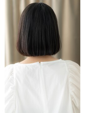 モッズヘア 越谷(mod's hair) 黒髪クラシカル透け感切りっぱなしボブTb7越谷20代30代40代