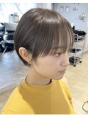 可愛いマッシュショート