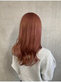 ペールピンク　チェリーレッド　アプリコットオレンジ　ピンク
