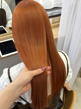 リュンヌ(Lune) オレンジカラー/暖色系/ブリーチカラー/ダブルカラー/YU42