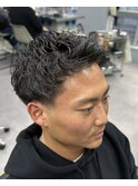 ショートラルフカール×テーパーフェード【池袋フェード】