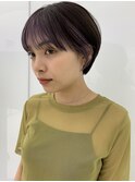 フェイスフレーミング　フェザーショート