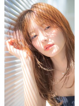 サロンドミルク 新百合ヶ丘店(salon de MiLK) 顔まわりの抜け感が可愛いレイヤースタイル！　新百合