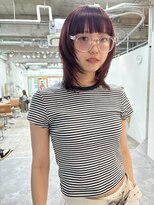 カシェル(cashel kishaba) ハッシュカット×ボルドー