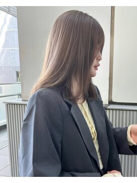 シキ 渋谷(siki) ベージュカラー/ブリーチなしダブルカラー/赤み消し/渋谷/原宿