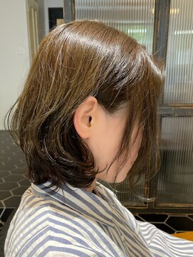 ブーン(BooN) ボブでデジタルパーマ