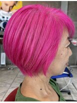 オシャレドロボウ ビス OSHARE DOROBO bis&nbsp;【オシャドロ/京田辺/新田辺】ダブルカラー/ブリーチ/ひし形ボブ