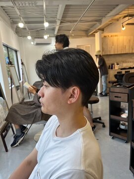 メンズカット バイ ソイクフ(メンズカット by SOY-KUFU) 20代30代40代◎ブルーブラックナチュラルヘア