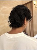 メンズパーマ サーフカール スパイラルパーマ メンズヘア 銀座