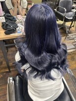 ガルボ ヘアー(garbo hair) ハイトーン ケアブリーチ ブルーブラック 10代 20代