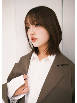 ゼスト ジグ(ZEST ZIGU) レイヤーボブ/透明感ブラウン