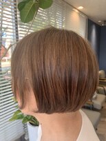 アース 三田南ウッディタウン店(HAIR&MAKE EARTH)&nbsp;大人可愛い小顔ボブ前下がりショート