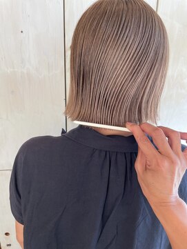 リアン ヘア ライム(lien.hair rhyme) 20代30代に人気◎ パッツンワンレングスボブ 大人上品ナチュラル