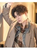 MEN’S HAIR/波巻きツイストスパイラル/リバースセンターパート