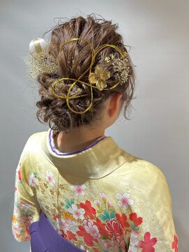 ネオリーブカフ 鶴ヶ峰店(Neolive caff) 卒業式　ヘアセット