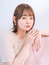 リッカ たまプラーザ(Lycka) 透明感ブラウン×外ハネボブ