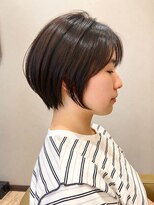 マテリア ヘアー デザイン(materia hair design)&nbsp;横顔が綺麗に見える丸みショートボブ