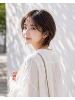 グロウ 赤羽(grow)&nbsp;丸みショート×ショコラブラウン