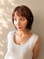 ペスカケイクリエイティブ(PESCA K-CREATIVE)&nbsp;横顔を整える丸みカットボブ