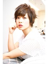 レンジシ オモテサンドウ(RENJISHI omotesando) ラフな動きのレイヤーショート《RENJISHI》