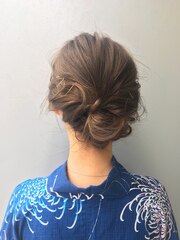 【Neolive & 渋谷店】浴衣に似合うヘアアレンジ