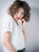 カバーヘア ブリス 上尾西口店(COVER HAIR bliss) *bliss上尾*3Dカラー☆抜け感アシンメトリー…大人ボブx