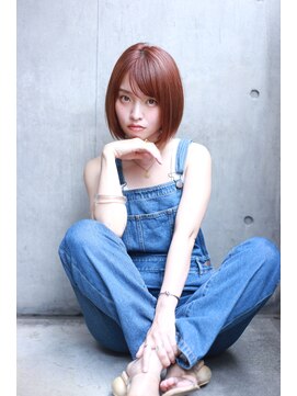 リノ 吉祥寺(Lino kichijoji) カシスカラーボブ　リノ　吉祥寺　小顔