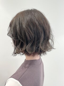 アッシュ 高円寺店(Ash) シアーグレージュの外ハネミニボブ★★