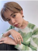 kisaiBUZZ*西川史浩 ミルクティーベージュ×耳掛けショート