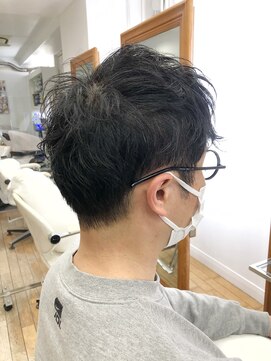 ヘッズ 本八幡店(HEADS) かき上げヘア ニュアンスマッシュ サイドパート 韓国マッシュ