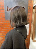 外ハネ切りっぱなしボブ(shimono)