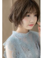 モッズヘア 越谷(mod's hair) 大人可愛いくせ毛風美髪AラインボブショートY越谷10代20代30代