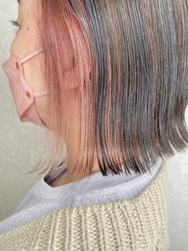 美容室 ハルミ ヘア リゾート 川口店(Harumi Hair Resort) インナーカラーピンク