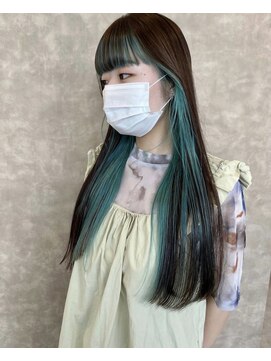 ケースタイルシェノン(K-STYLE CHAINON) みずいろインナーカラー