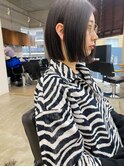 切りっぱなしボブ