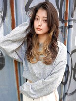 ブゾン(buZon)&nbsp;【buZon ブゾン】レイヤーロングウェーブ×インナーグレージュ