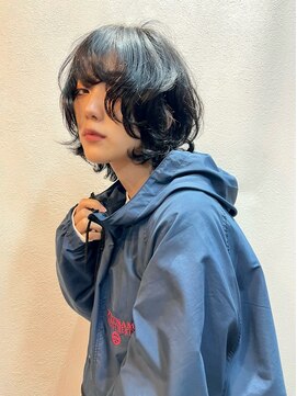 リラス 博多(rilas) ウルフパーマ　ウルフ女子　ウルフカット　レイヤー