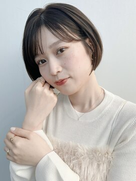 トリコ ショップアンドヘアサロン(tricot shop hair salon) 耳掛けショート/20代30代40代