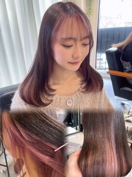 ネクストハラジュク(NEXT HARAJUKU) トレンドレイヤーカット＋ホワイトピンク